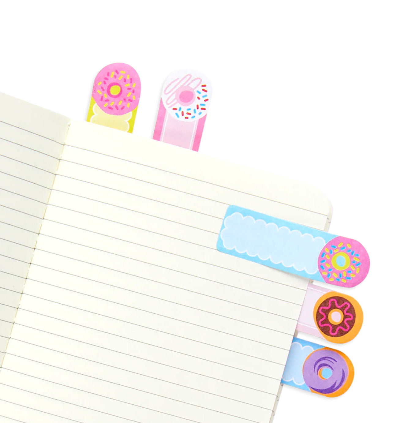 ooly Note Pals Sticky Tabs, Dainty Donuts